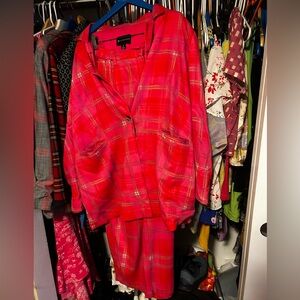BP+Wildfang Limited Edition Suit, Bright Pink, Size 2X